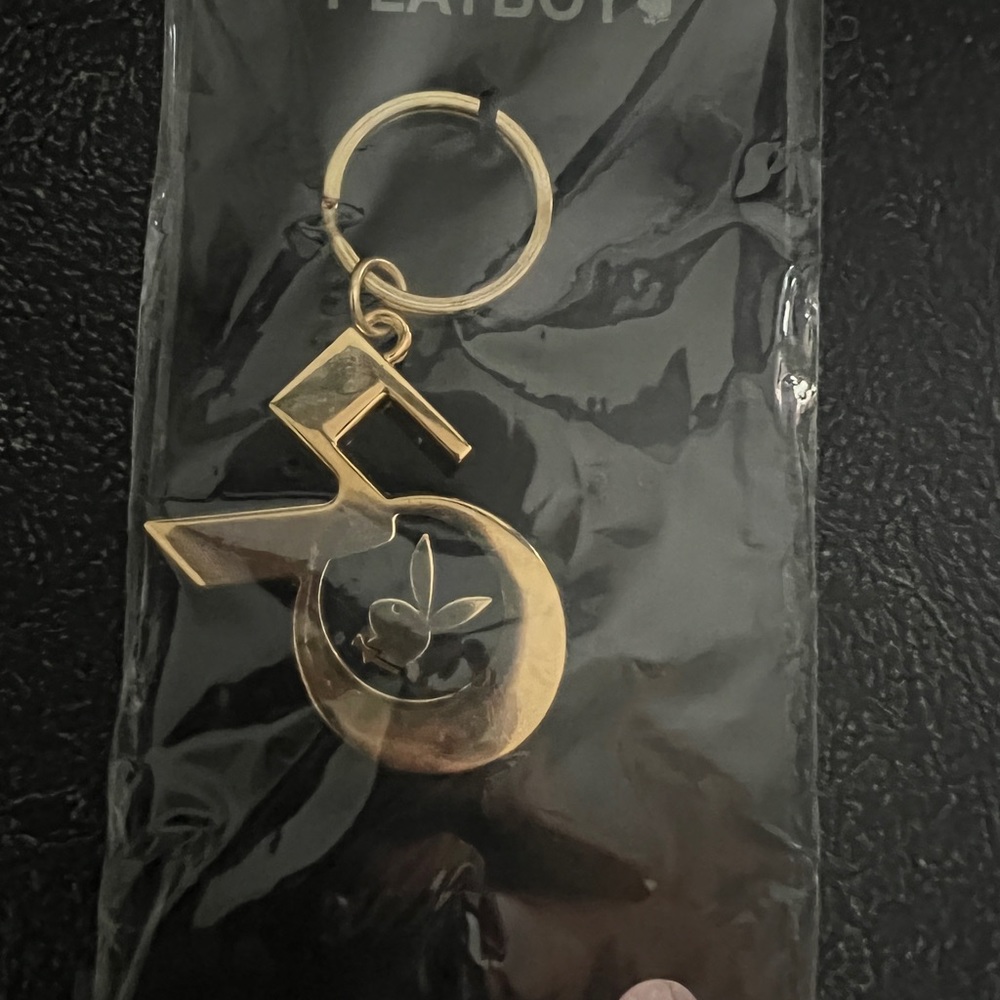 50th anniversary Playboy keychain unopened